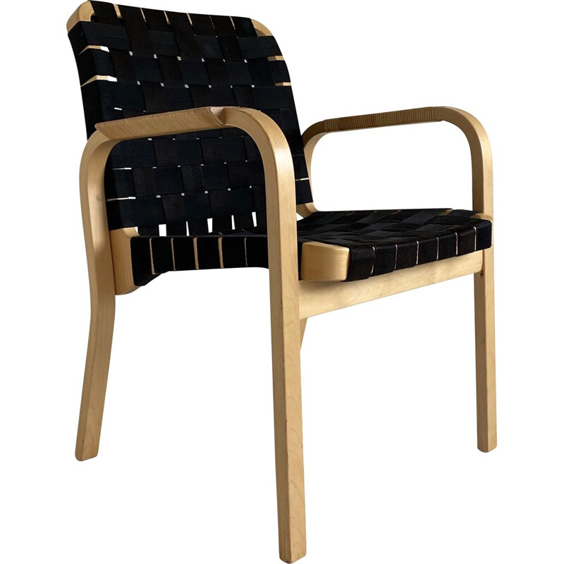 Bentwood 'Model 45' Chair by Alvar Aalto for Artek, Designed Mid Century 1940