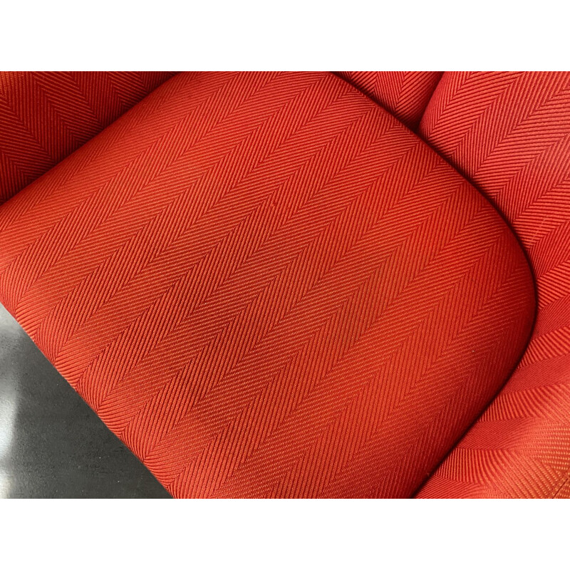 Armchair Red PS142  by Eugenio Gerli for Tecno Italy, 1960s