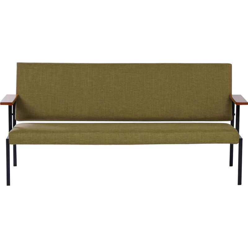 Vintage-Sofa von Gijs van der Sluis, Green Reupholstered 1960