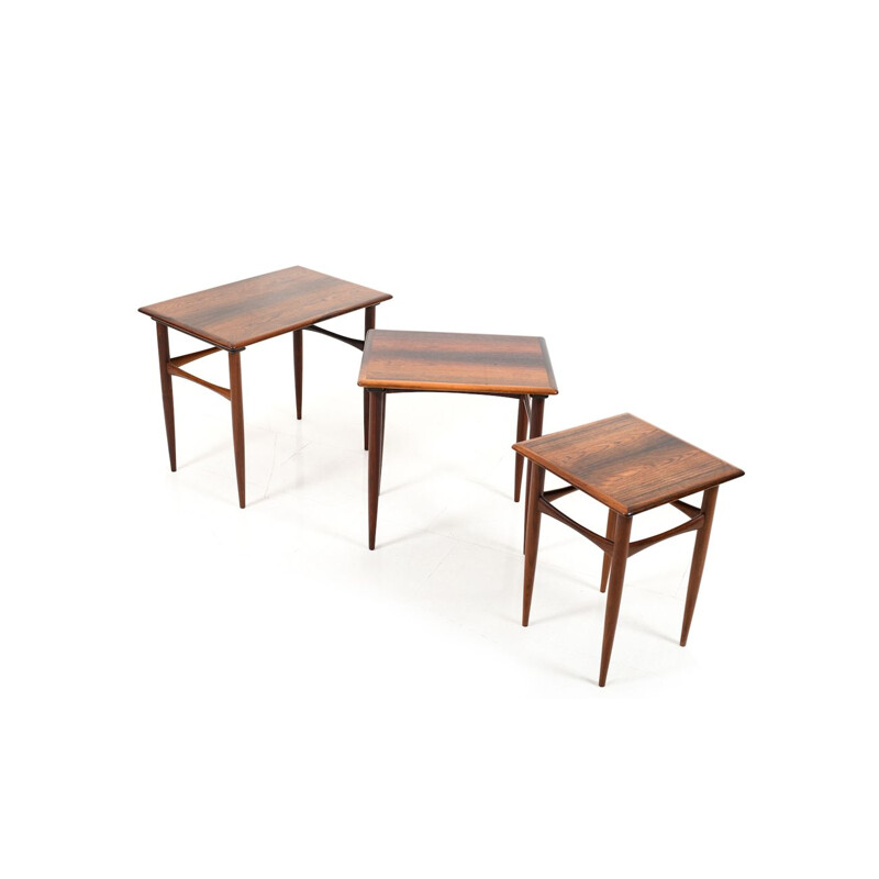 Tables gigogne de Kai Kristiansen pour Skovmand et Andersen Danish