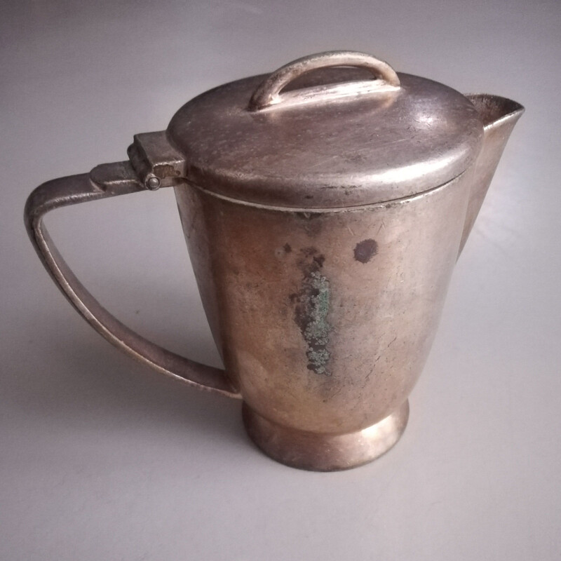 Conjunto de 3 bules de chá vintage de Gio Ponti para Fratelli Calderoni, 1940