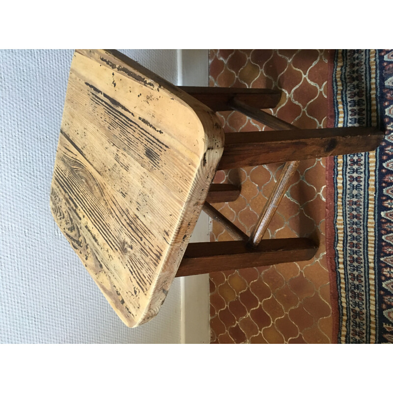 Vintage Wooden Stool Country style