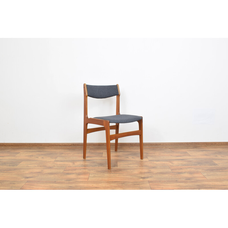 Set of 8 Mid-Century Danish Teak Dining Chairs by Erik Buch, 1960s