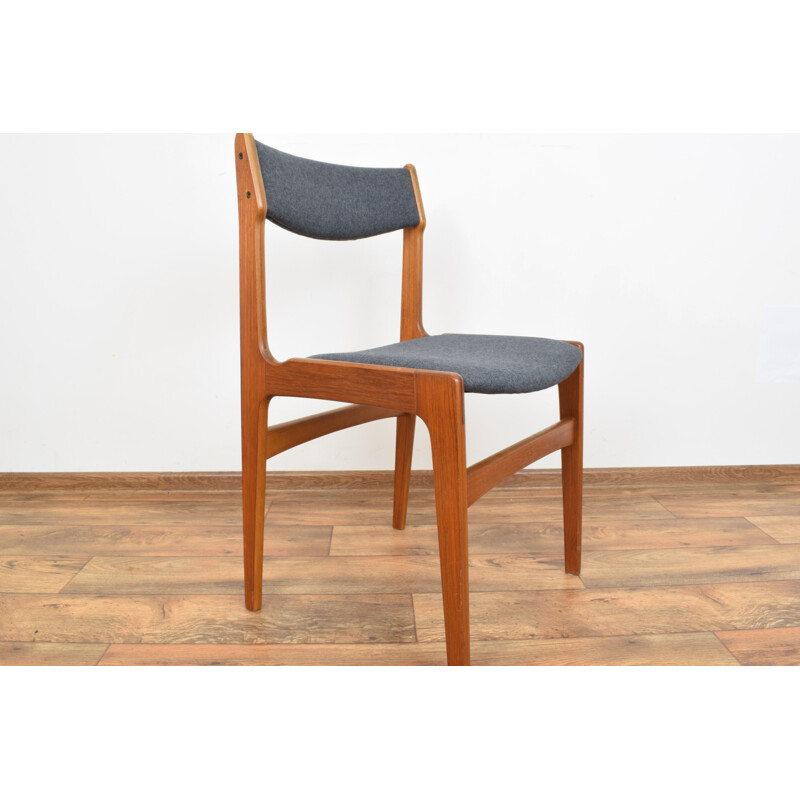 Set of 8 Mid-Century Danish Teak Dining Chairs by Erik Buch, 1960s