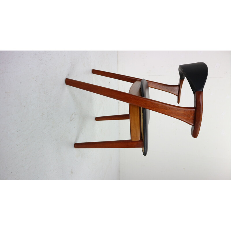 Armchair vintage Erik Kirkegaard for Hong Stolefabrik Teak, Denmark 1960s