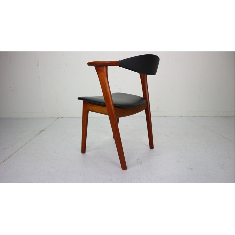 Armchair vintage Erik Kirkegaard for Hong Stolefabrik Teak, Denmark 1960s