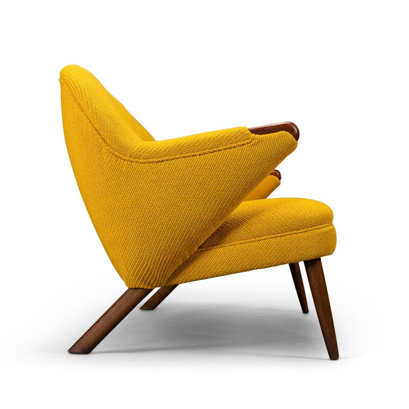 Ocher Yellow Sofa by Johannes Andersen for CFC Silkeborg, Danish 1960s