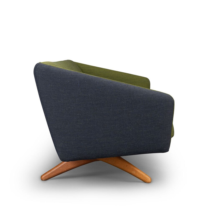 3-Seater Sofa  Mid-Century Green Model ML-90 by Illum Wikkelsø for Michael Laursen, 1960s