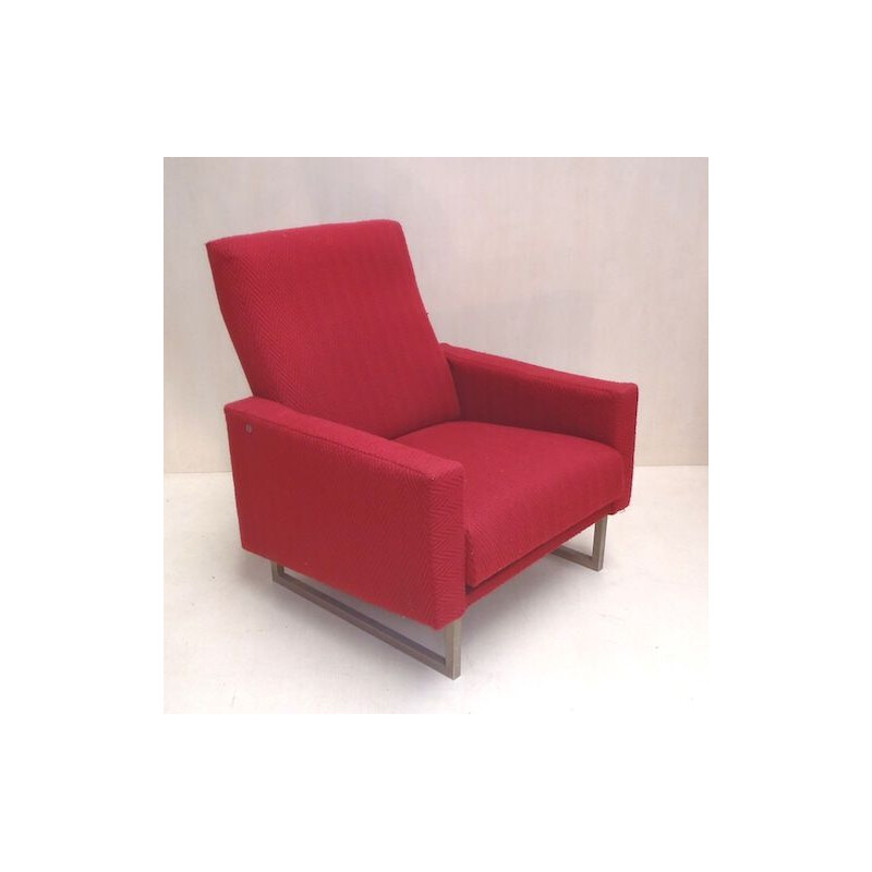 Paar vintage lounge stoelen van René-Jean Caillette 1960