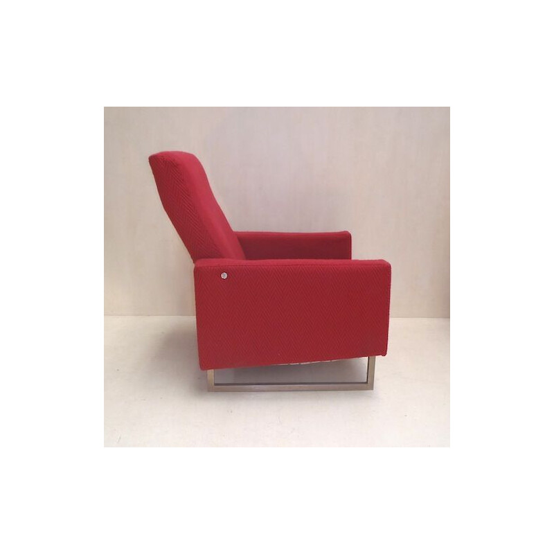 Par de cadeiras de sala de estar vintage de René-Jean Caillette 1960