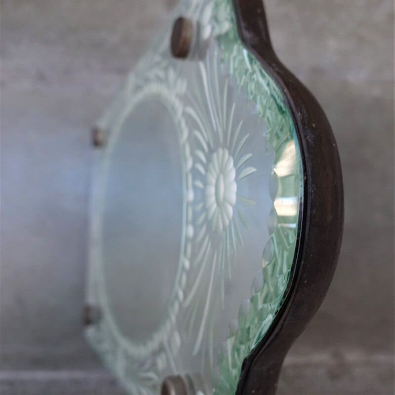 Specchio da tavolo vintage in stile Art Nouveau