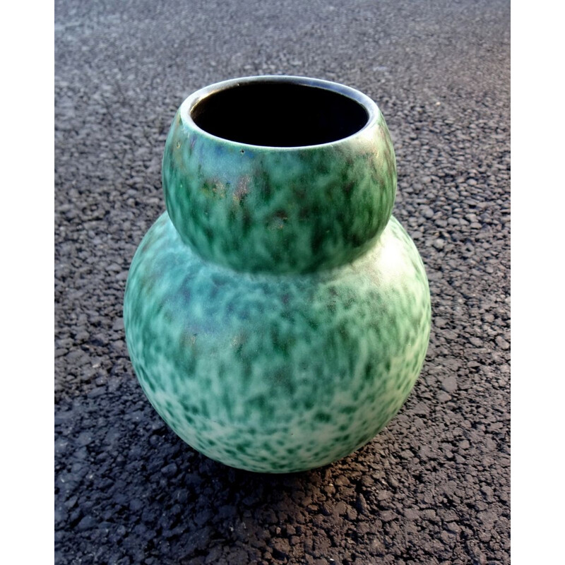 Set di 4 vasi vintage in ceramica maculata di Elchinger