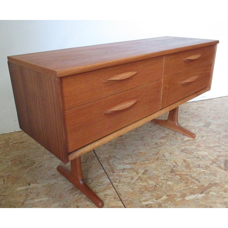 Vintage chest of drawers 4 Drawers by Austin Suite by F.Guille