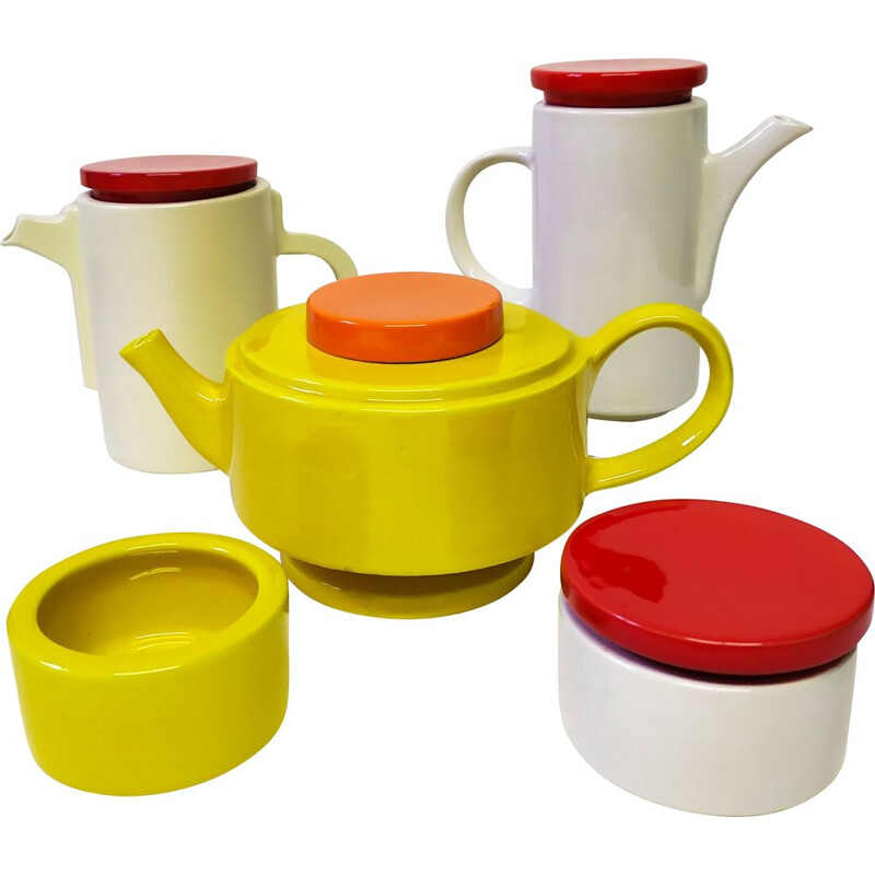 Vintage ceramic set by Sic, Italy 1970