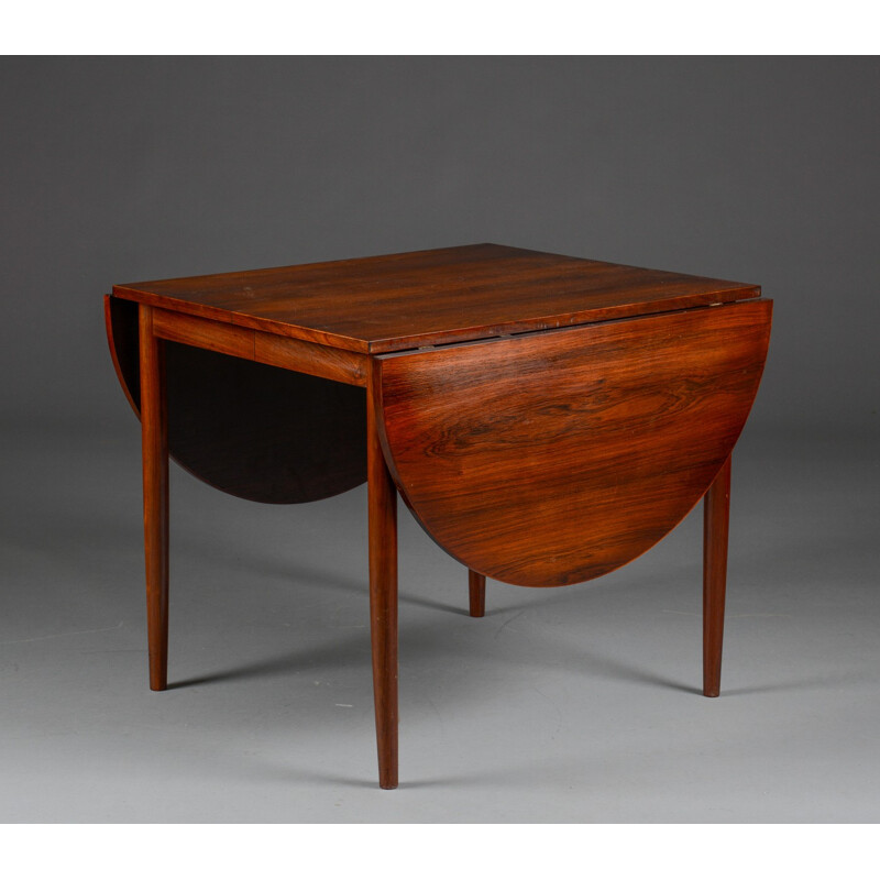 Table Scandinave en palissandre - années 50