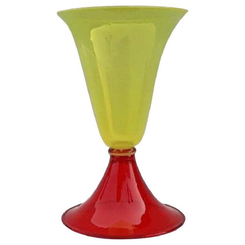 Vintage vase 'Memphis' by Ettore Sottsass for Formia, 1985