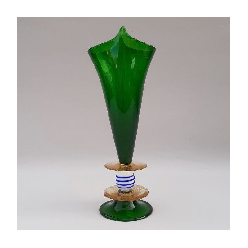 Vintage 'Memphis' vase by Ettore Sottsass for Formia, 1985