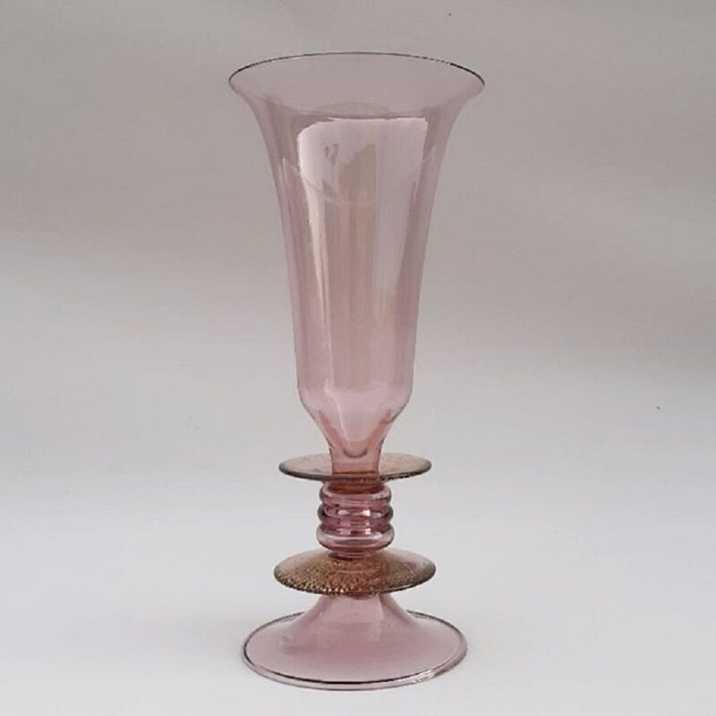 Vase vintage par Ettore Sottsass pour Formia, 1985