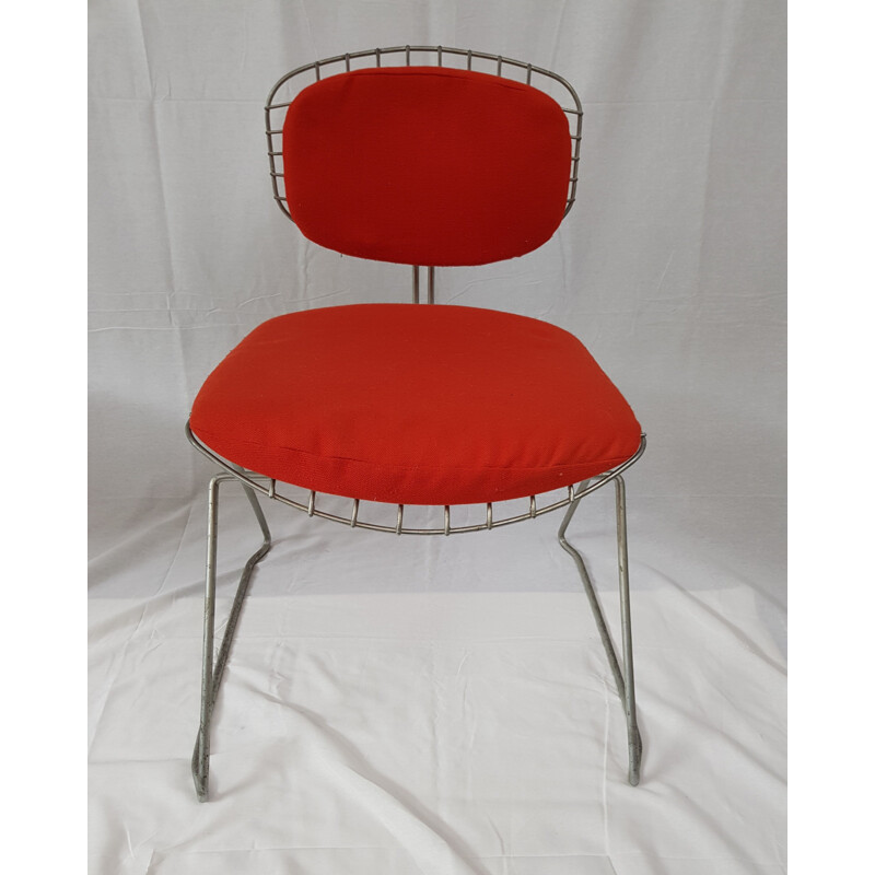 Lot of 3 Vintage Chairs Michel Cadestin and Georges Laurent Traineau or Beaubourg for Teda 1977