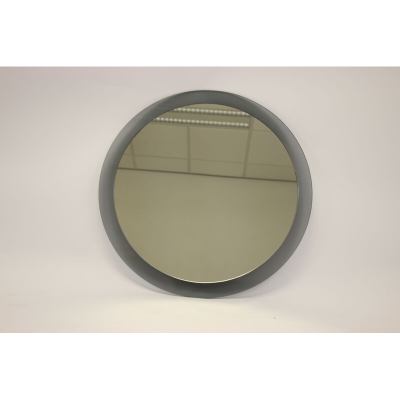 Large Wall Mirror vintage From Luigi Fontana Arte 1960