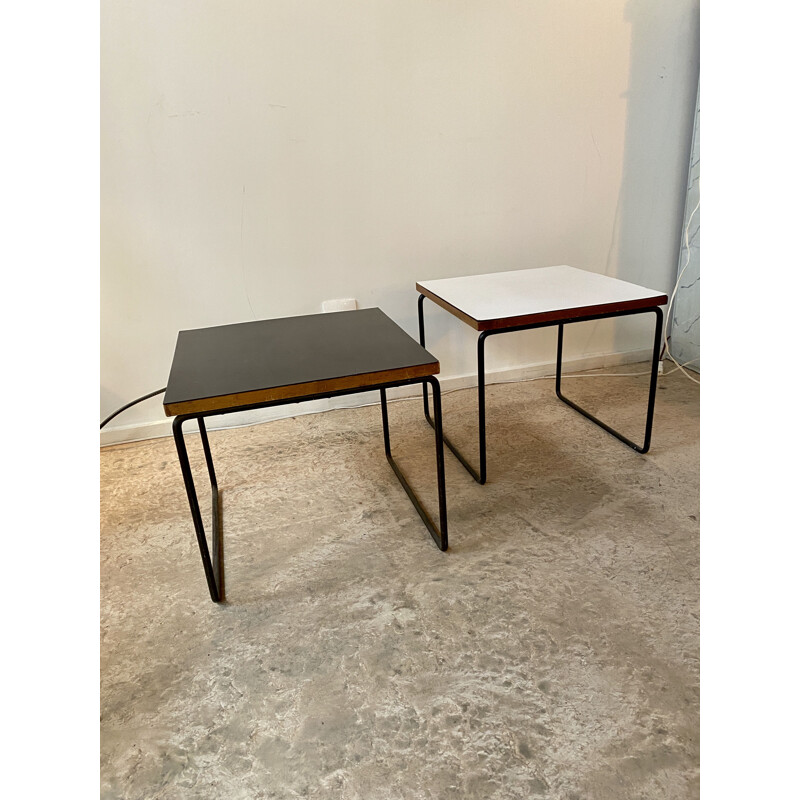 Pair of P. Guariche 1950 vintage flying tables