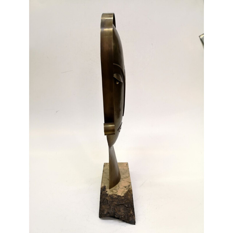 'Tête' by Paul Laszlo Horvath, Original Sculpture mid century