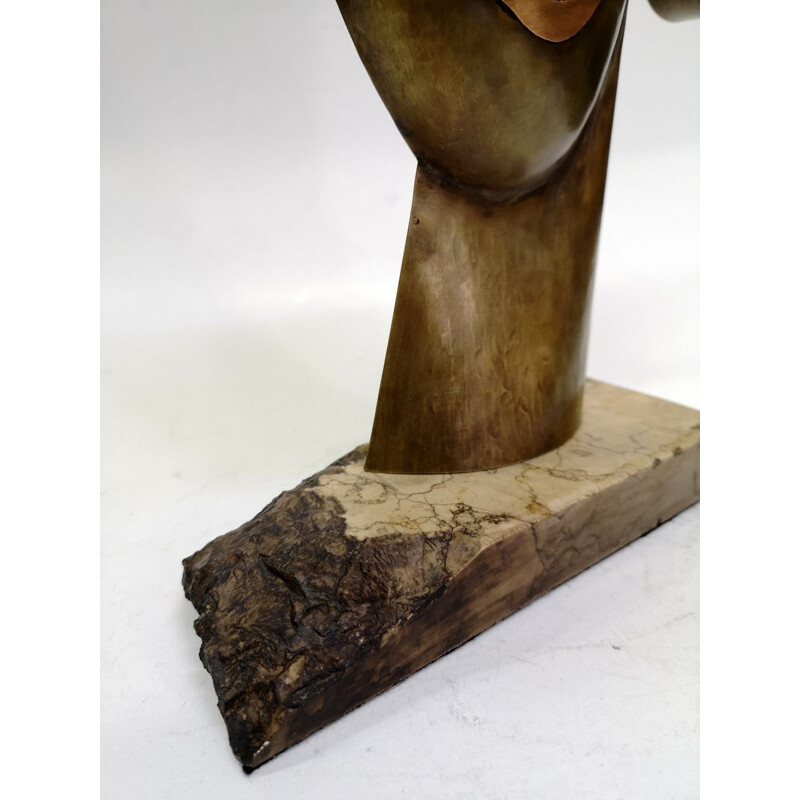 'Tête' by Paul Laszlo Horvath, Original Sculpture mid century