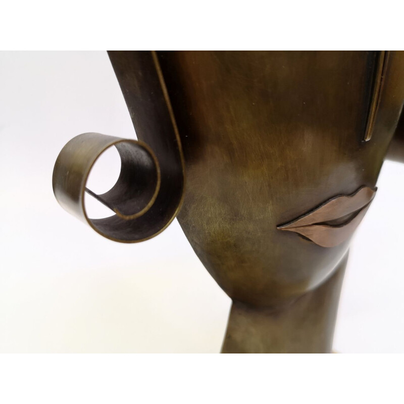 'Tête' by Paul Laszlo Horvath, Original Sculpture mid century