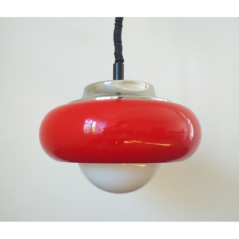 Mid Century Pendant Meblo designed by Harvey Guzzini, Italy, 1970s