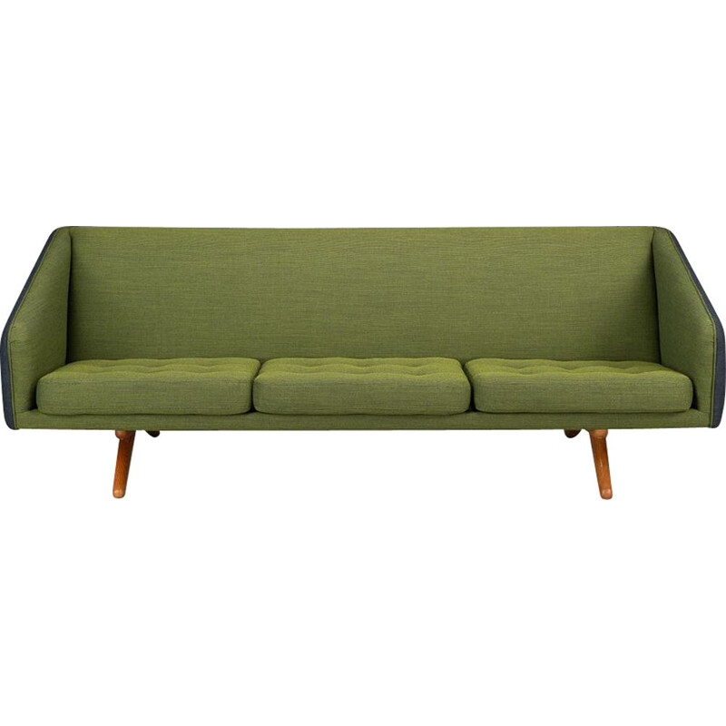 3-Seater Sofa  Mid-Century Green Model ML-90 by Illum Wikkelsø for Michael Laursen, 1960s