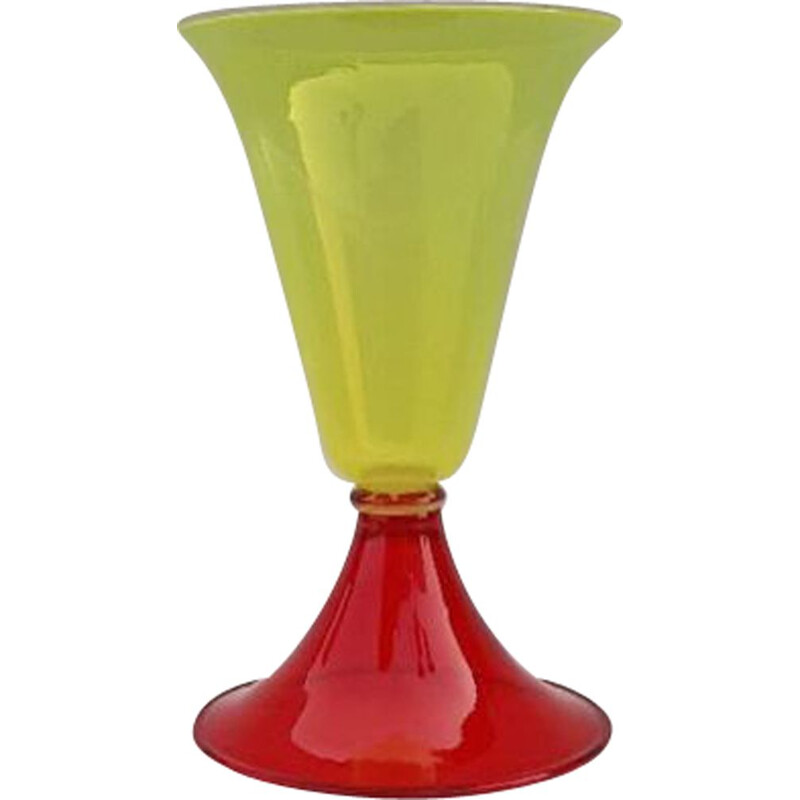 Vintage vase 'Memphis' by Ettore Sottsass for Formia, 1985