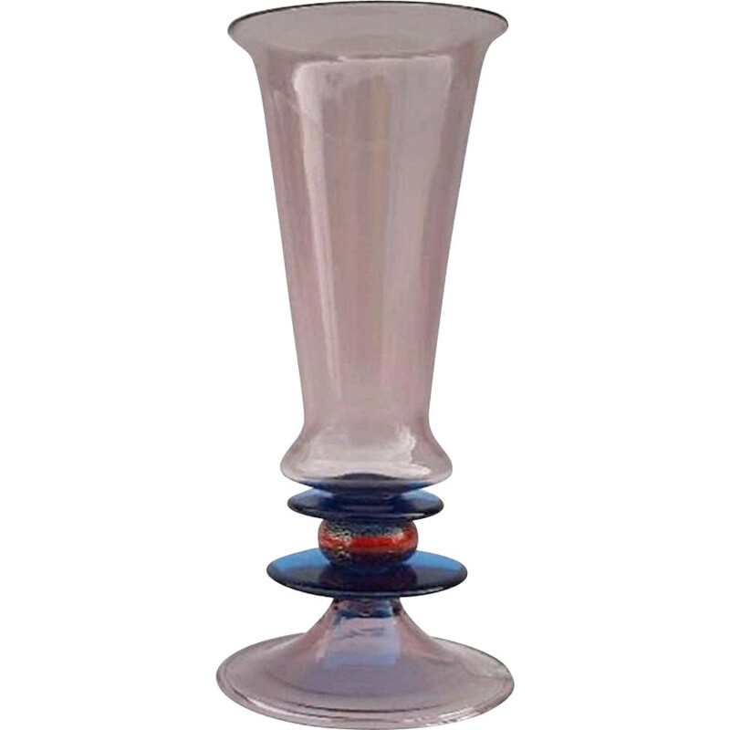 Vase 'Memphis' vintage par Ettore Sottsass pour Formia, 1989