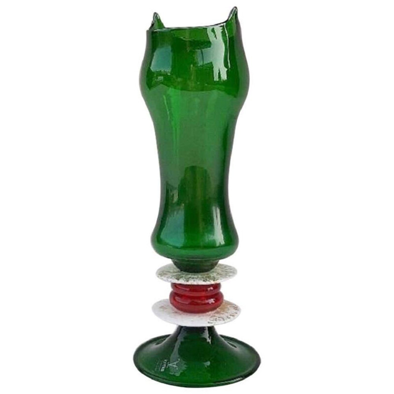 Vase 'Memphis' vintage par Ettore Sottsass pour Formia, 1985