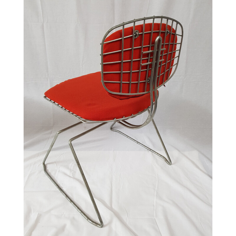 Suite of 3 vintage chairs model Traineau or Beaubourg by Michel Cadestin and Georges Laurent for Teda 1977