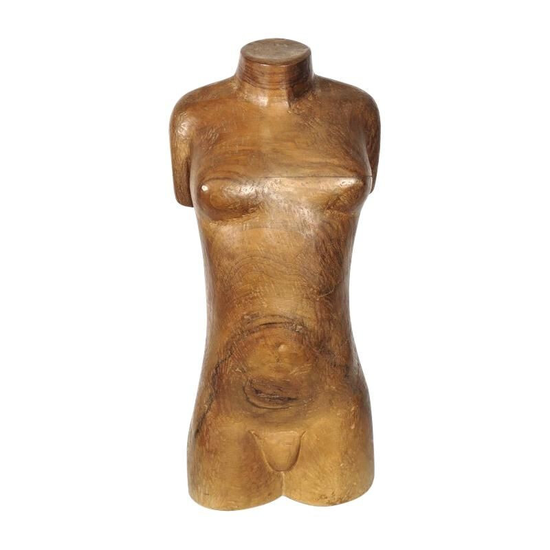 Vintage woman's torso por Laszlo Feldman, Hungria 1970