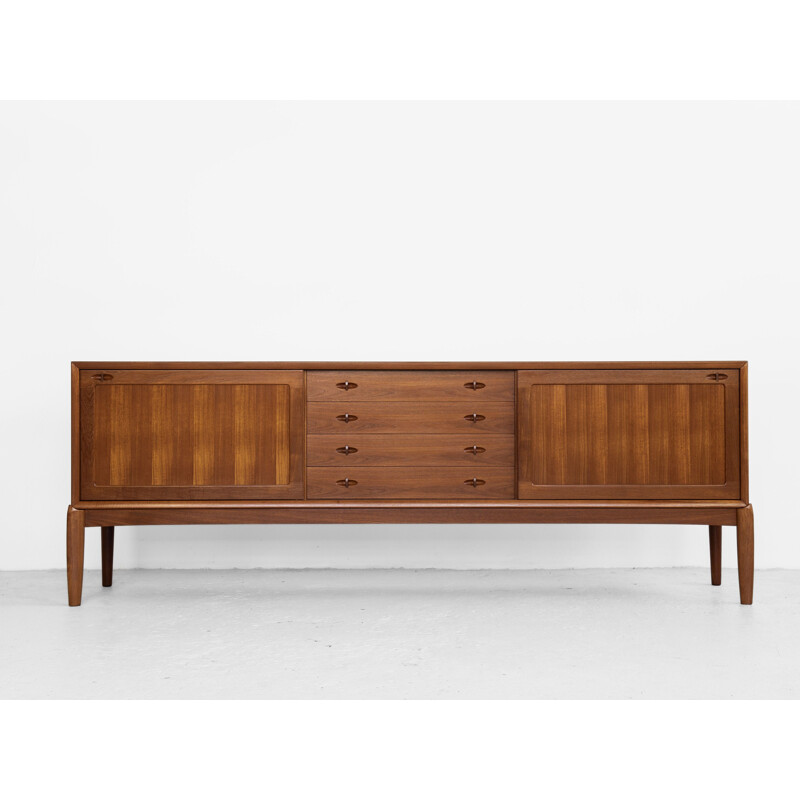 Midcentury sideboard in teak by HW Klein for Bramin Danish 1960s