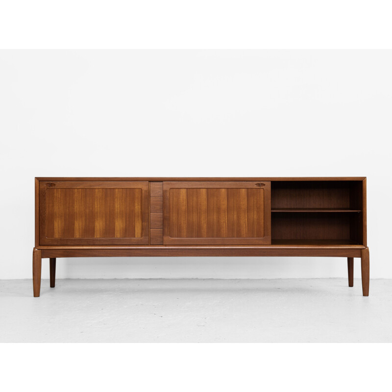 Midcentury sideboard in teak by HW Klein for Bramin Danish 1960s