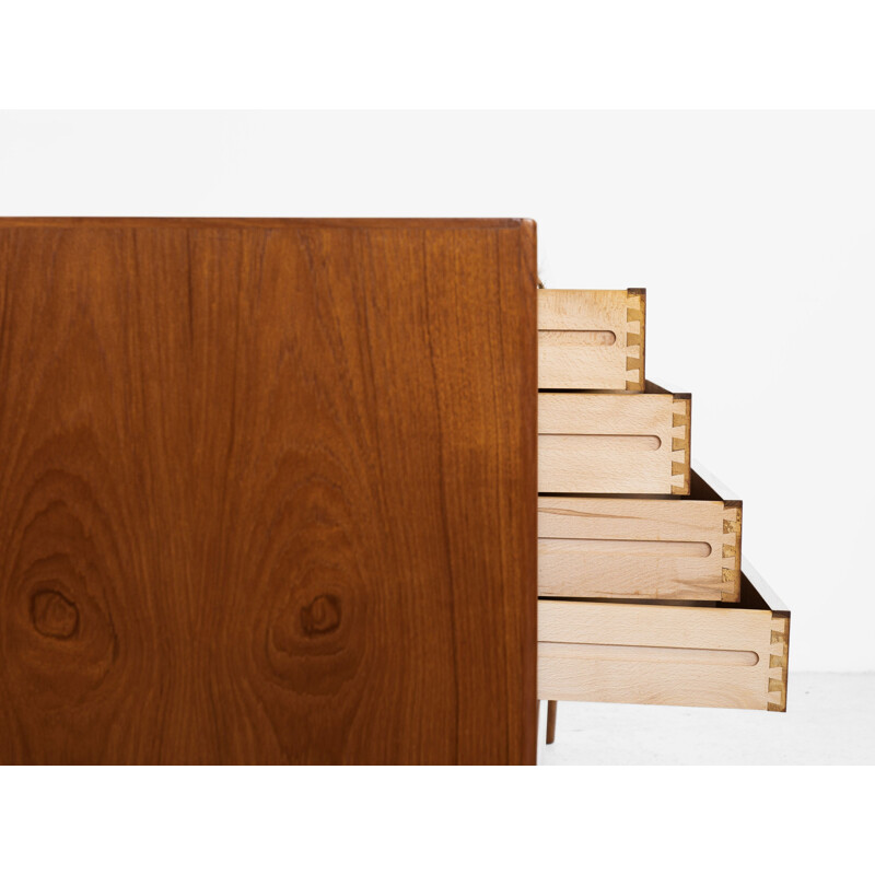 Midcentury sideboard in teak by HW Klein for Bramin Danish 1960s