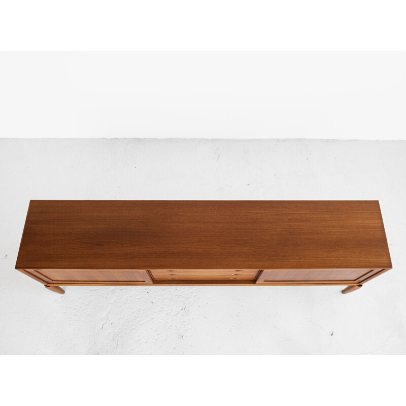 Midcentury sideboard in teak by HW Klein for Bramin Danish 1960s