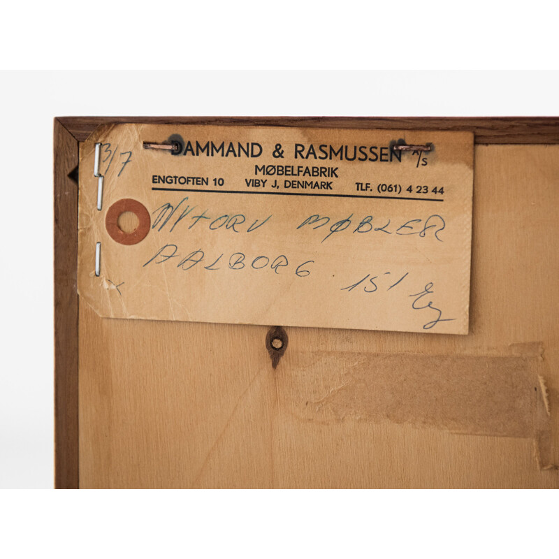 Midcentury sideboard in oak by Dammand and Rasmussen Danish 1960s