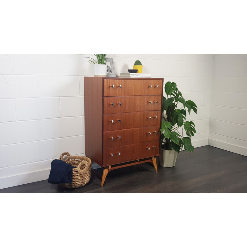 Mid Century n-3 Meredew Chest of Drawers, 1960s