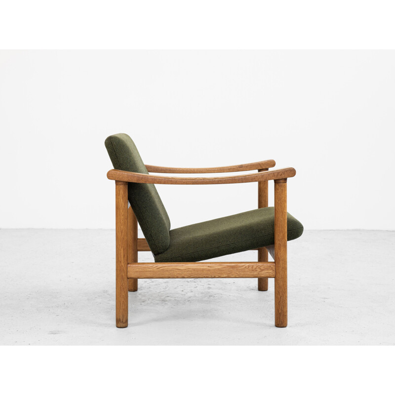 Fauteuil vintage en chêne par Hans Wegner pour Getama 1950