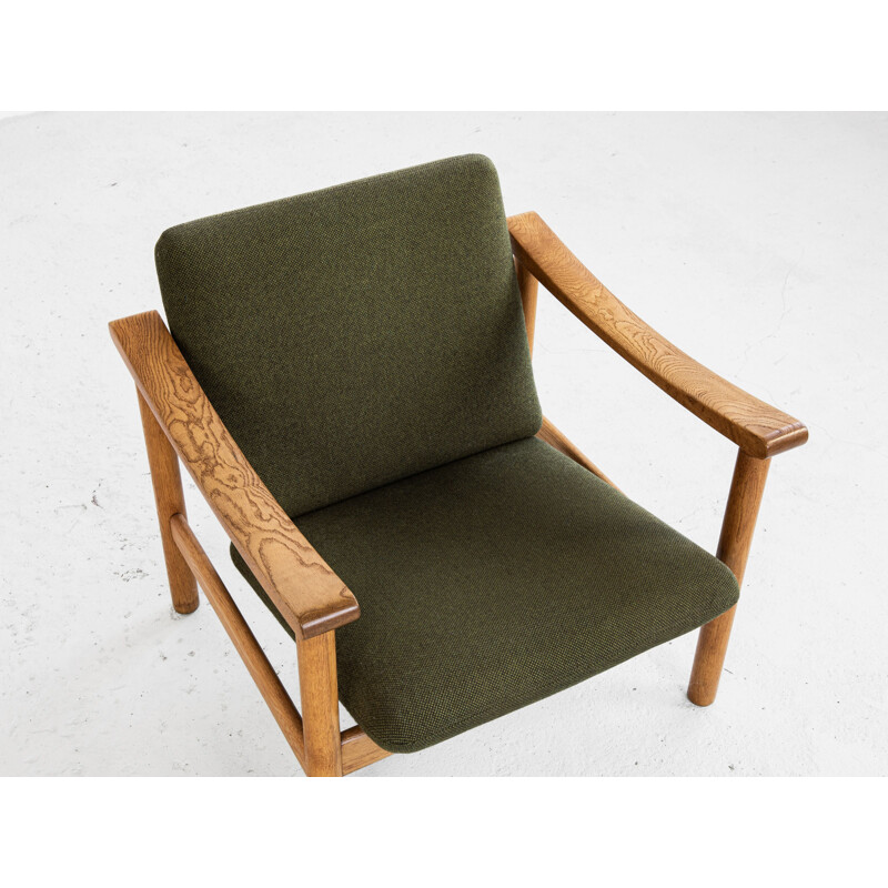 Midcentury easy chair in oak by Hans Wegner for Getama 1950s