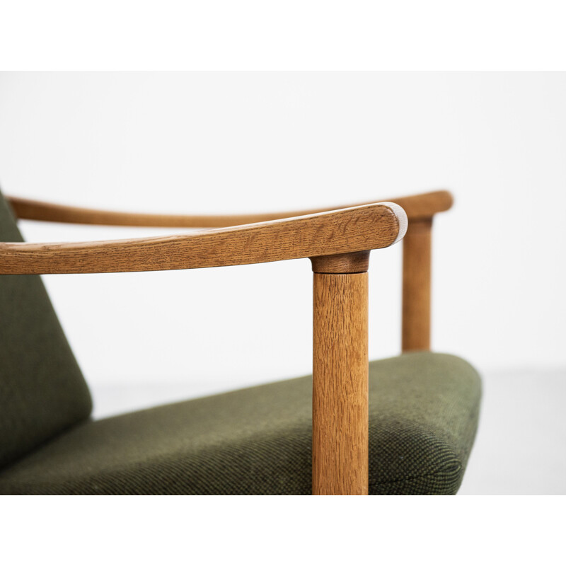 Midcentury easy chair in oak by Hans Wegner for Getama 1950s