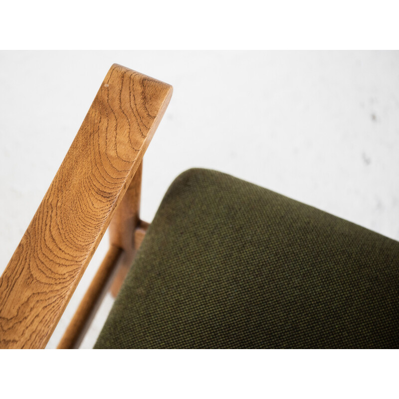 Midcentury easy chair in oak by Hans Wegner for Getama 1950s