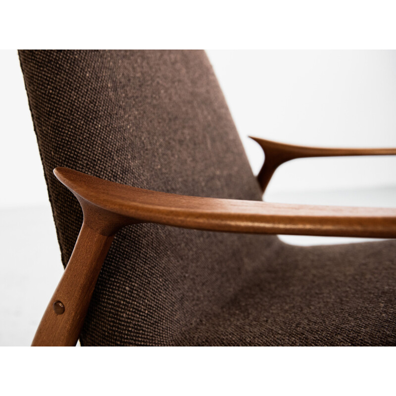 Midcentury armchair in teak by Arne Hovmand-Olsen for Mogens Kold Danish 1950s