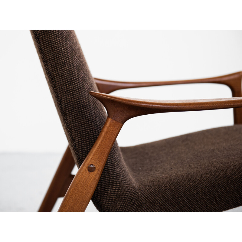 Midcentury armchair in teak by Arne Hovmand-Olsen for Mogens Kold Danish 1950s