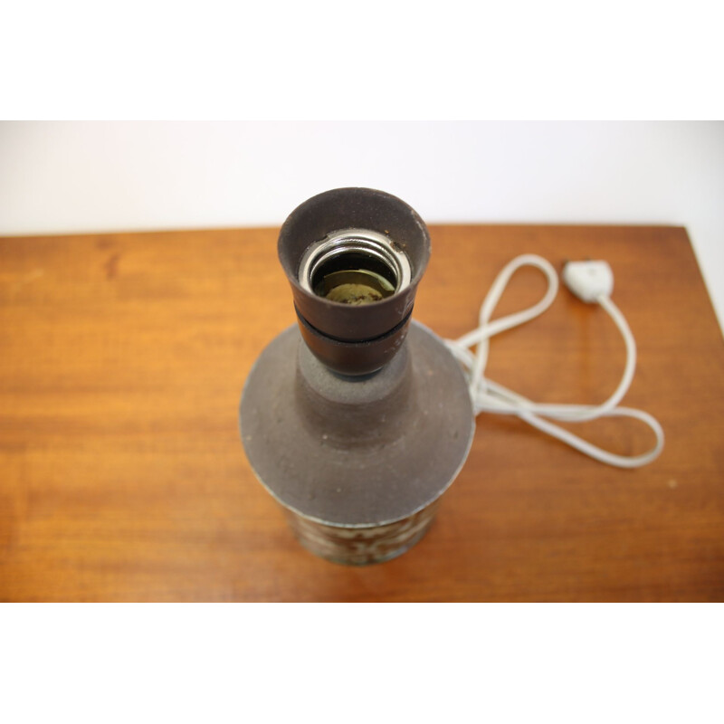 Socle de lampe vintage en céramique Danois