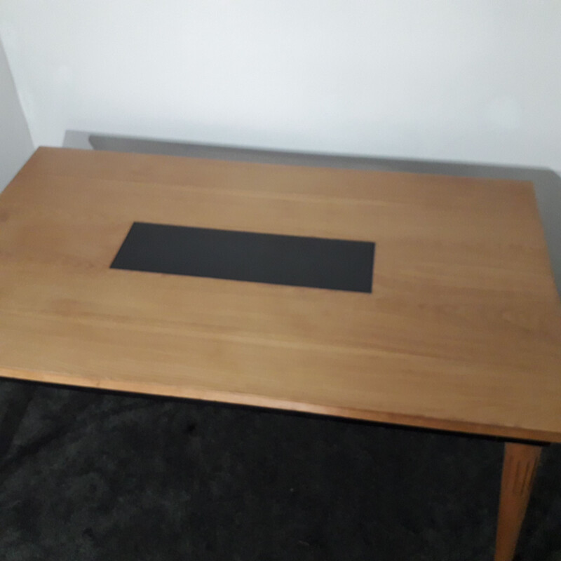 Vintage eiken tafel Gio Ponti 1950