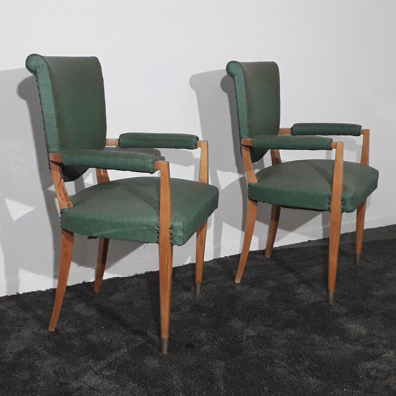 Pair of vintage armchairs Gio Ponti 1950